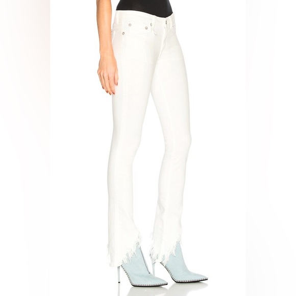 R13 Kate Garett White Jeans S/M 27 - Picture 7 of 12
